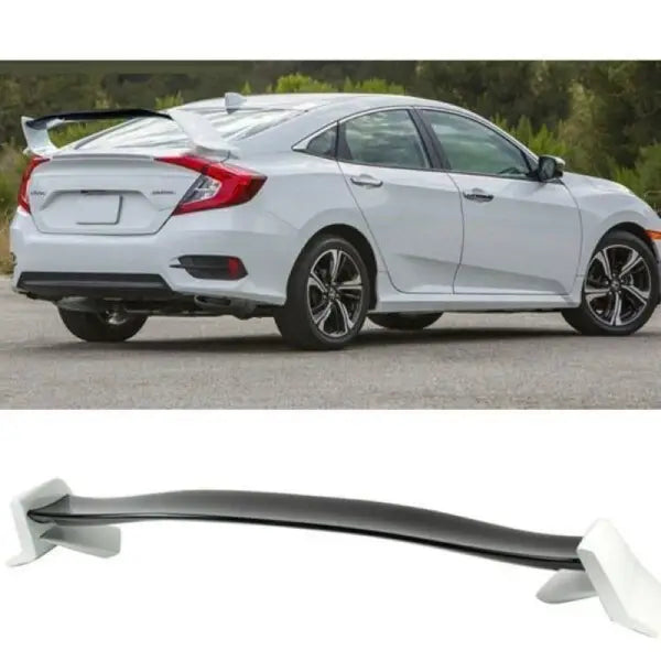 Car Craft Mid Trunk Wing Rear Spoiler Compatible with Honda