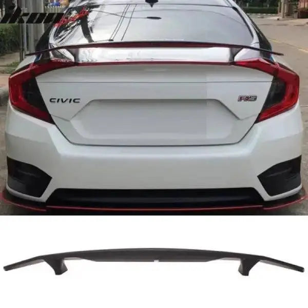 Car Craft Mid Trunk Wing Rear Spoiler Compatible with Honda