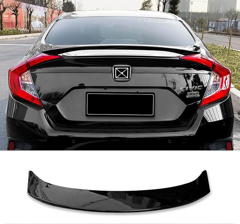 Car Craft Mid Trunk Wing Rear Spoiler Compatible with Honda