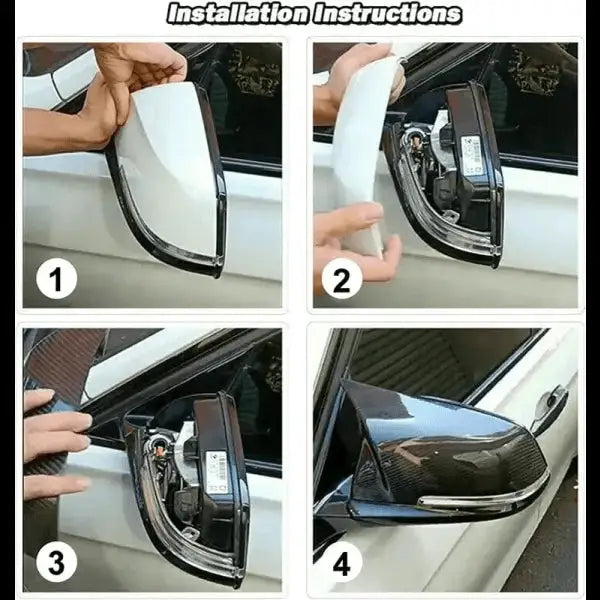 Car Craft Mirror Cover Compatible With Bmw 3 Series F30