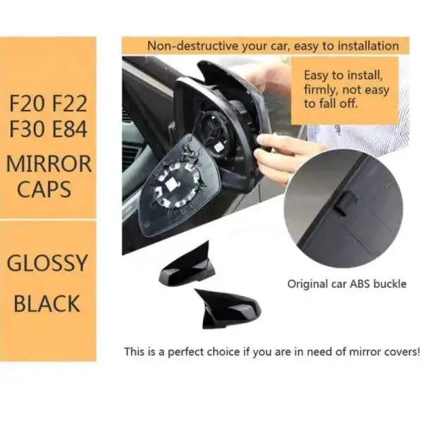 Car Craft Mirror Cover Compatible With Bmw 3 Series F30