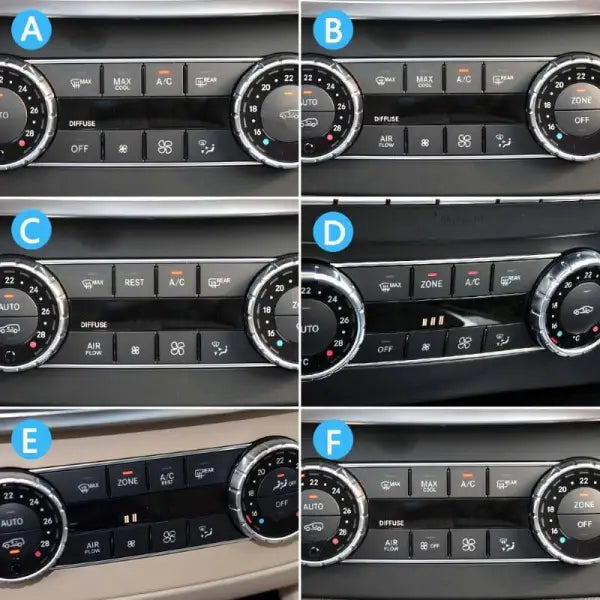 Car Craft Ml W166 Dashboard Ac Button Fan Button Compatible