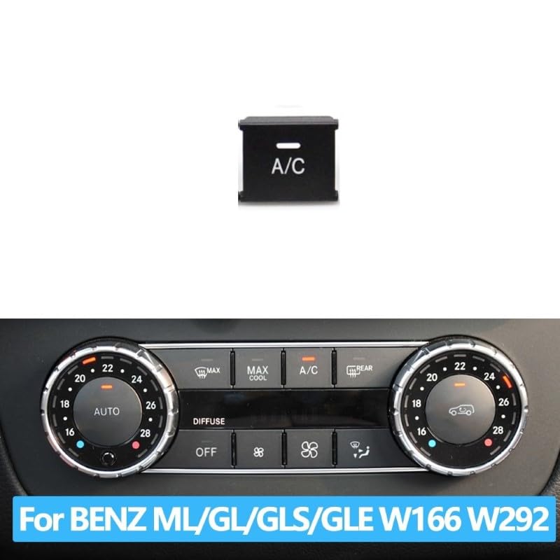 Car Craft Ml W166 Dashboard Ac Button Fan Button Compatible