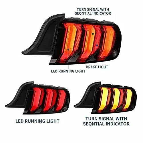 CAR CRAFT Mustang Taillight Taillamp Compatible