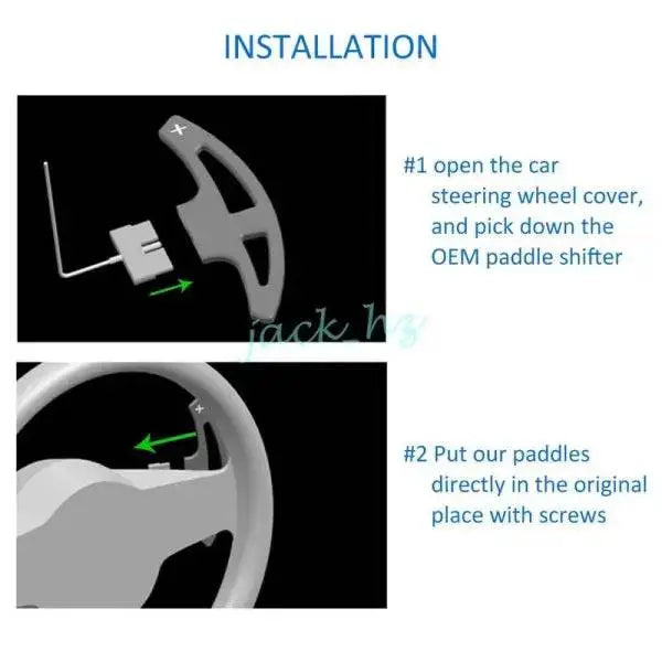 Car Craft Paddle Shifters Compatible With Bmw 3 Series E90