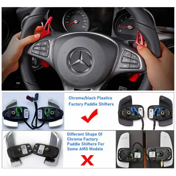 Car Craft Paddle Shifters Compatible With Mercedes A Class