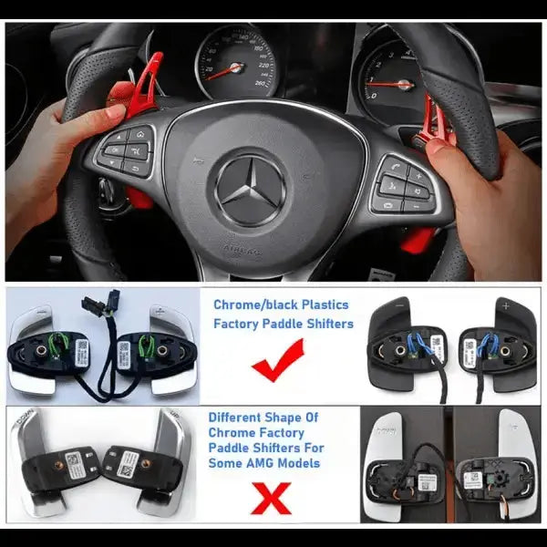 Car Craft Paddle Shifters Compatible With Mercedes A Class