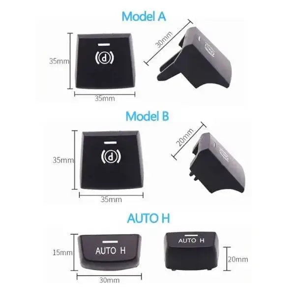 Car Craft Parking Brake Switch Cover Compatible with BMW 5