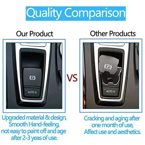 Car Craft Parking Break Switch Cover Compatible with BMW X5