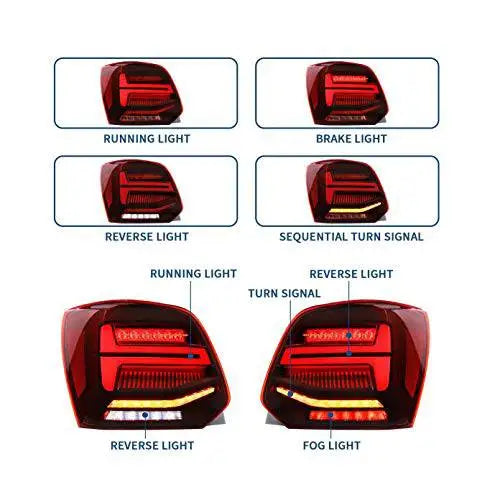 CAR CRAFT Polo Gti Taillight Compatible With Volkswagen