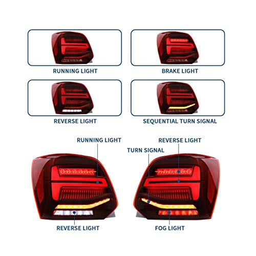 CAR CRAFT Polo Gti Taillight Compatible With Volkswagen Polo