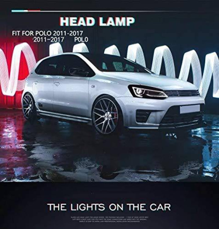 Car Craft Polo Headlight Compatible With Volkswagen Polo