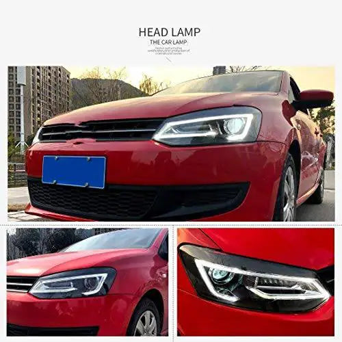 Car Craft Polo Headlight Compatible With Volkswagen Polo