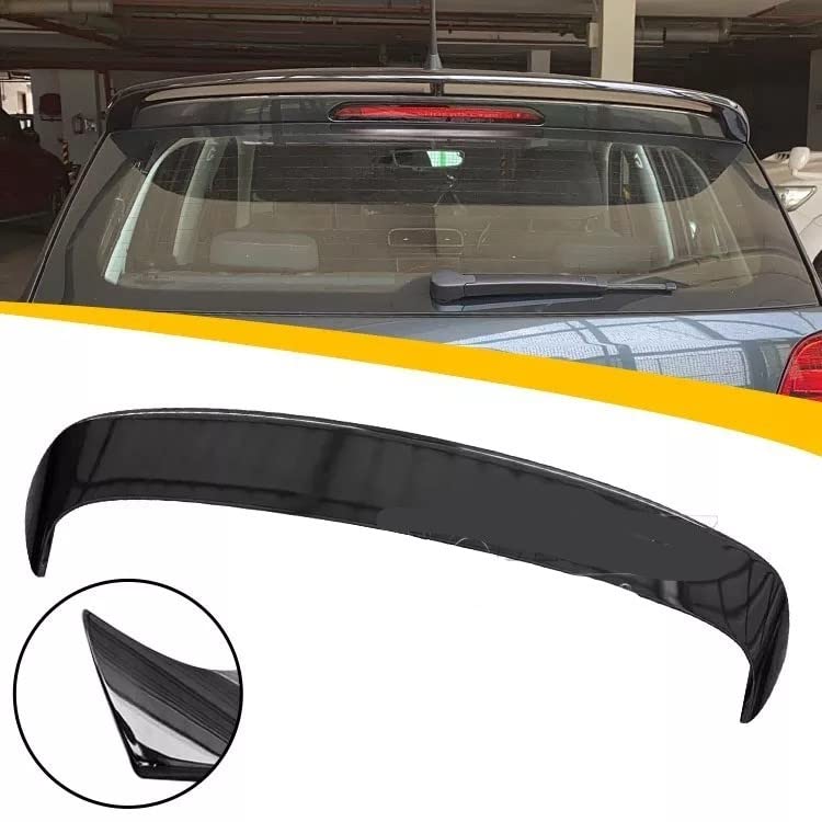 Car Craft Polo Spoiler Roof Spoiler Compatible with Volkswagen Polo Spoiler Roof Spoiler Polo 2010-2022 Gt Glossy Black - CAR CRAFT INDIA