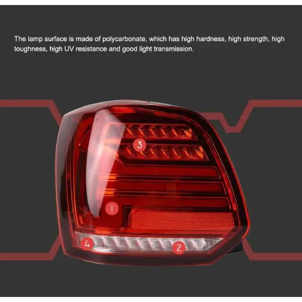 CAR CRAFT Polo Taillight Compatible With Volkswagen Polo