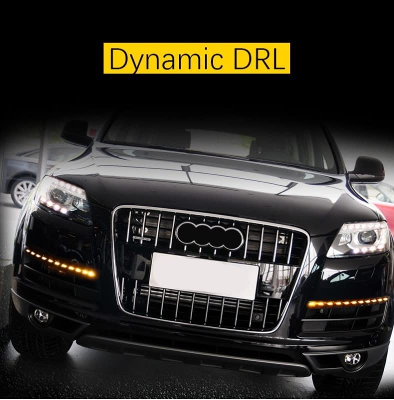 CAR CRAFT Q7 Upgraded Led Matrix Drl Fog Lamp Compatible