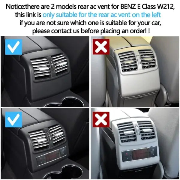 Car Craft Rear Ac Vent Ac Grill Compatible With Mercedes E