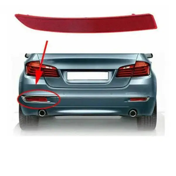 Car Craft Rear Bumper Reflector Compatible With Bmw 5