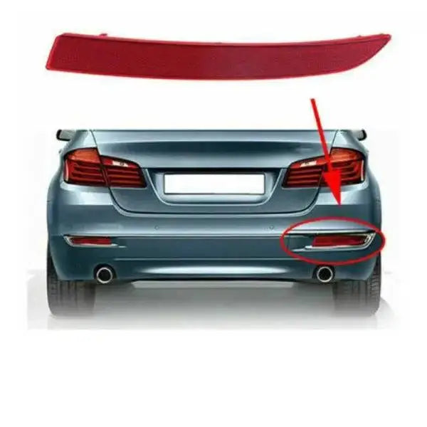 Car Craft Rear Bumper Reflector Compatible With Bmw 5