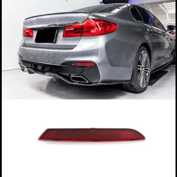 Car Craft Rear Bumper Reflector Compatible With Bmw 5