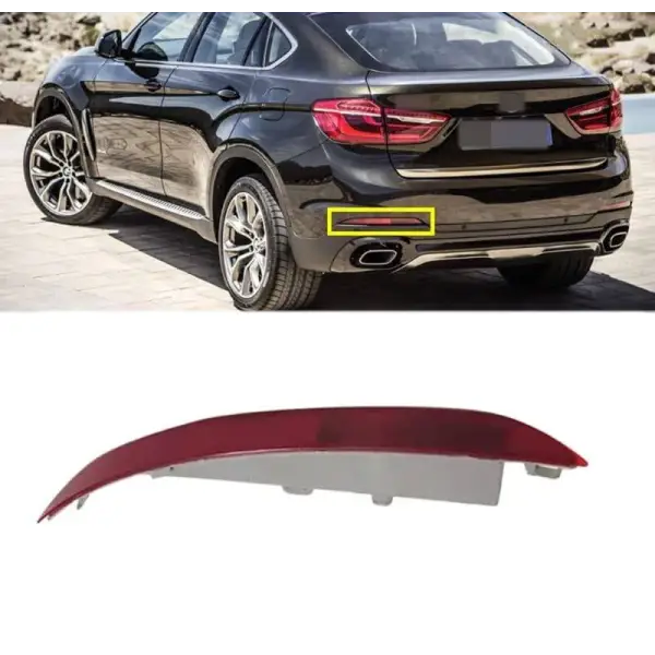 Car Craft Rear Bumper Reflector Compatible With Bmw X6 F16