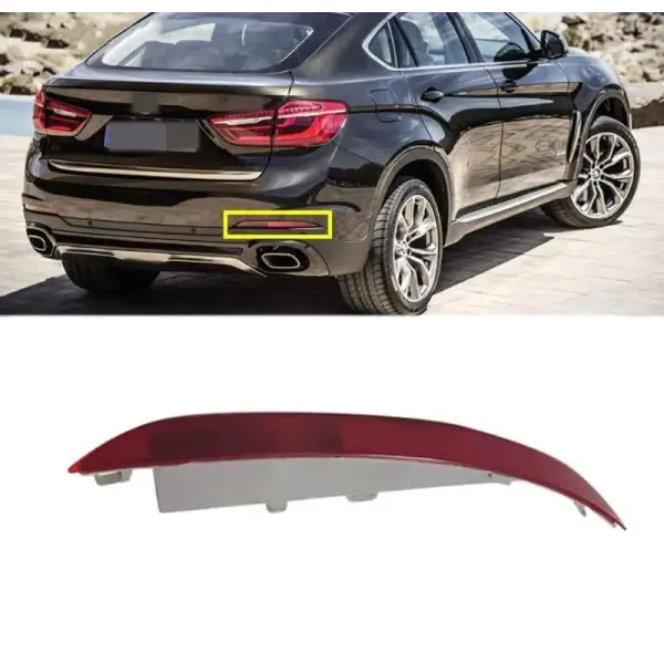 Car Craft Rear Bumper Reflector Compatible With Bmw X6 F16