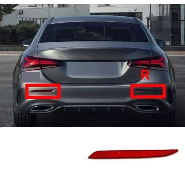 Car Craft Rear Bumper Reflector Compatible With Mercedes
