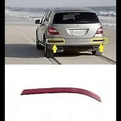 Car Craft Rear Bumper Reflector Compatible With Mercedes R