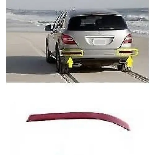 Car Craft Rear Bumper Reflector Compatible With Mercedes R