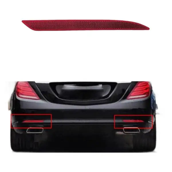 Car Craft Rear Bumper Reflector Compatible With Mercedes S