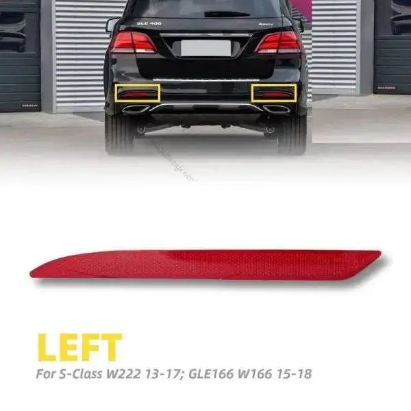 Car Craft Rear Bumper Reflector Compatible With Mercedes S