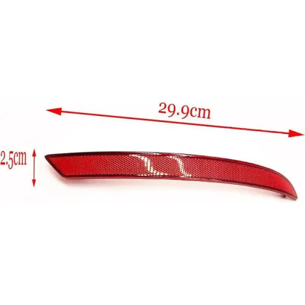 Car Craft Rear Bumper Reflector Strip Light Compatible