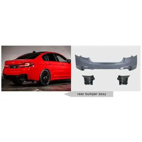 Car Craft Rear M5 Bumper Compatible With Bmw 5 Series G30