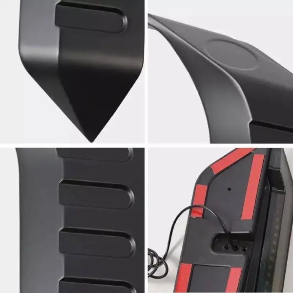 Car Craft Rear Roof Wing Spoiler Compatible with Jeep