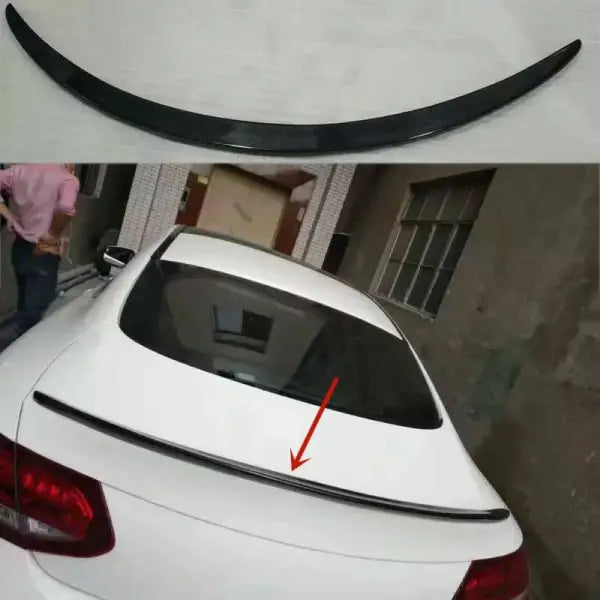 Car Craft Rear Trunk Spoiler Compatible with Mercedes C