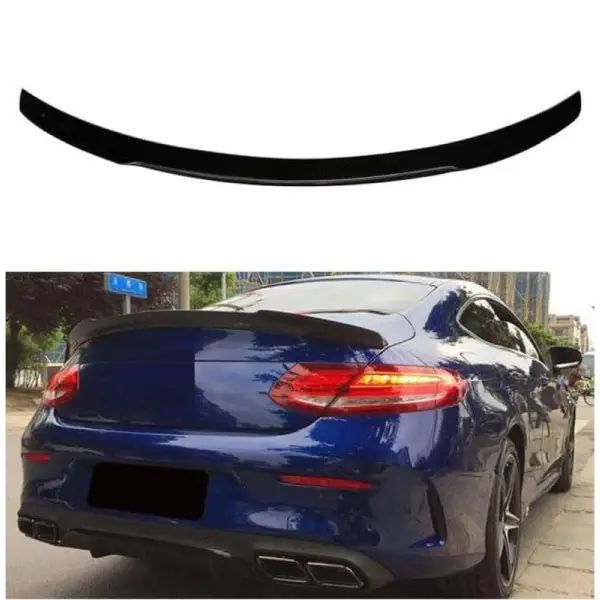 Car Craft Rear Trunk Spoiler Compatible with Mercedes C