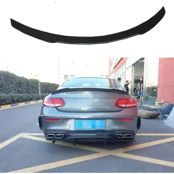 Car Craft Rear Trunk Spoiler Compatible with Mercedes C