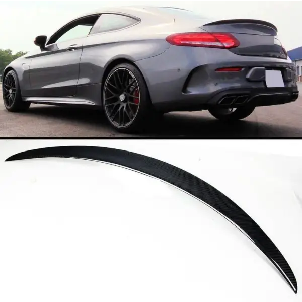 Car Craft Rear Trunk Spoiler Compatible with Mercedes C