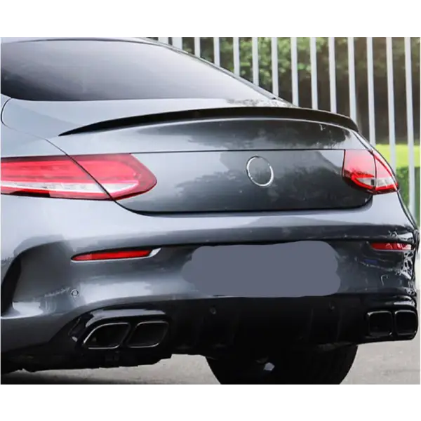 Car Craft Rear Trunk Spoiler Compatible with Mercedes C