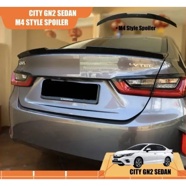 Car Craft Rear Trunk Wing Spoiler Compatible with Honda