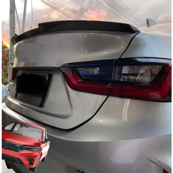 Car Craft Rear Trunk Wing Spoiler Compatible with Honda