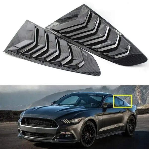 Car Craft Rear Window Vent Outlet Louver Fender Trim