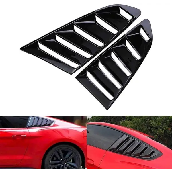 Car Craft Rear Window Vent Outlet Louver Fender Trim