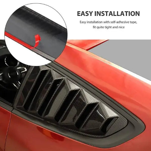 Car Craft Rear Window Vent Outlet Louver Fender Trim