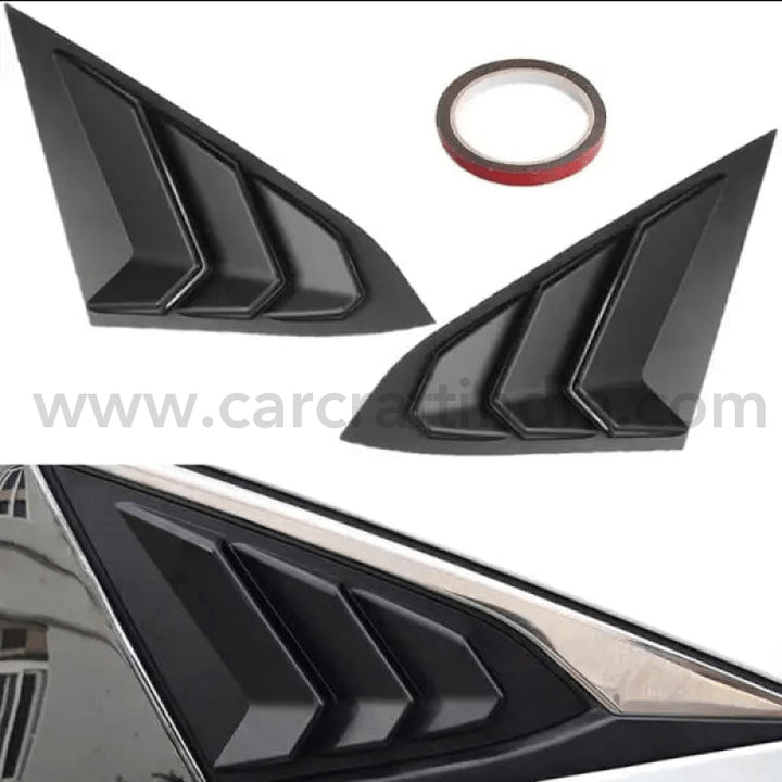 Car Craft Rear Window Vent Outlet Louver Fender Trim