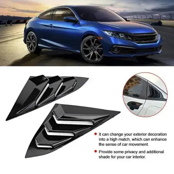 Car Craft Rear Window Vent Outlet Louver Fender Trim