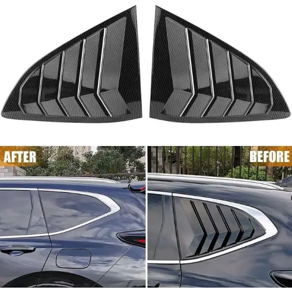 Car Craft Rear Window Vent Outlet Louver Fender Trim