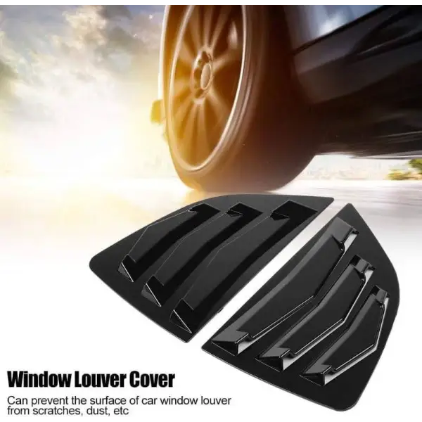 Car Craft Rear Window Vent Outlet Louver Fender Trim