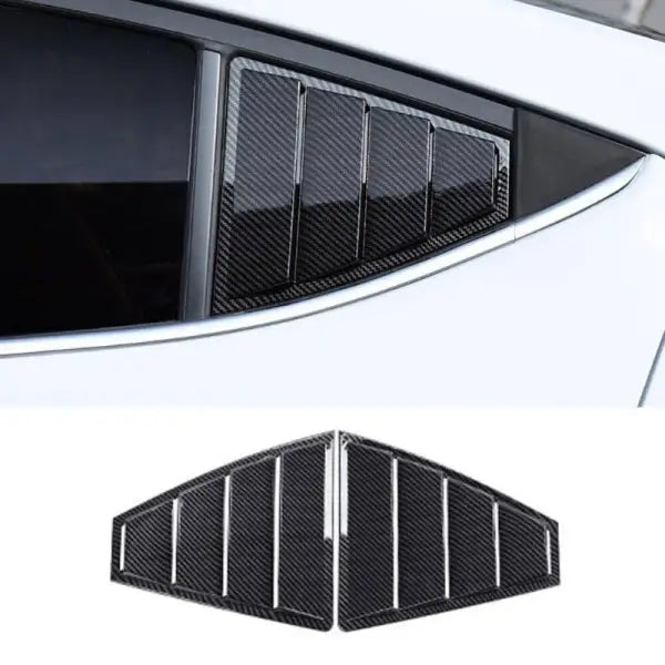 Car Craft Rear Window Vent Outlet Louver Fender Trim