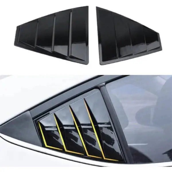 Car Craft Rear Window Vent Outlet Louver Fender Trim